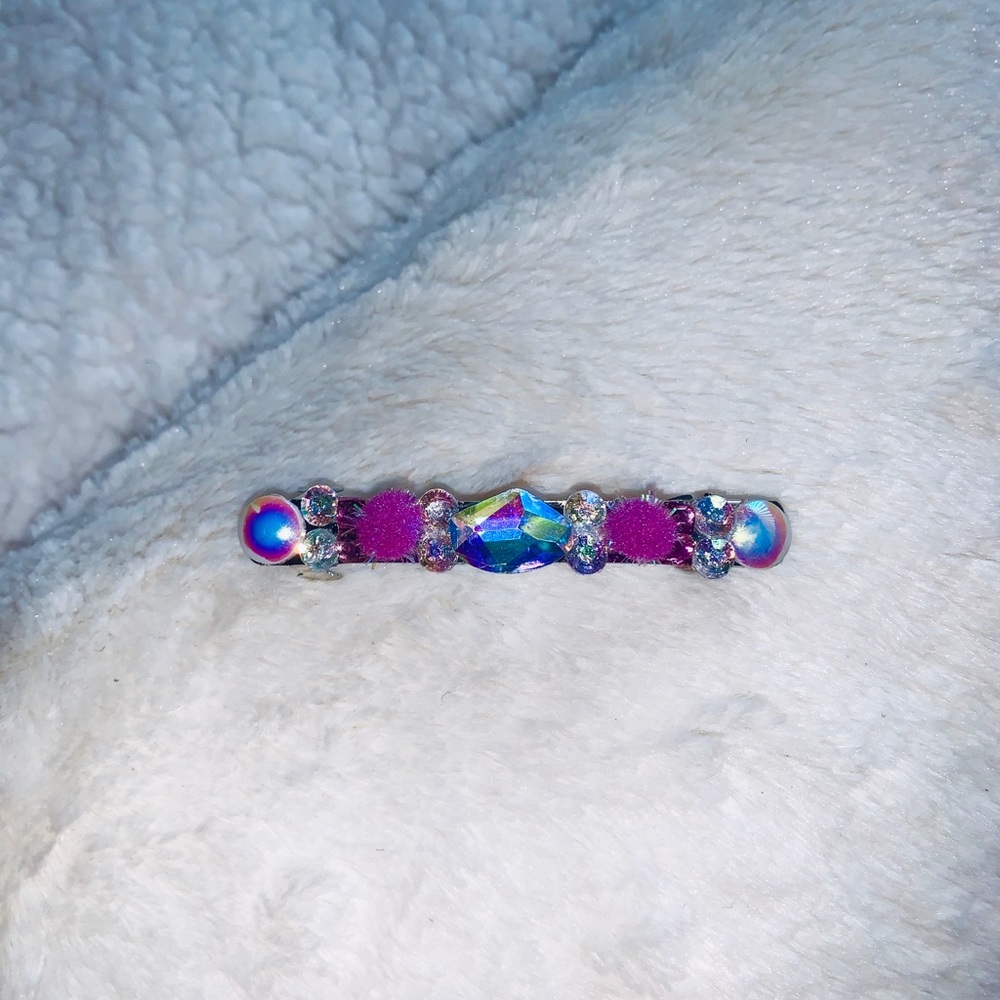 Gem City French Hair Barrette